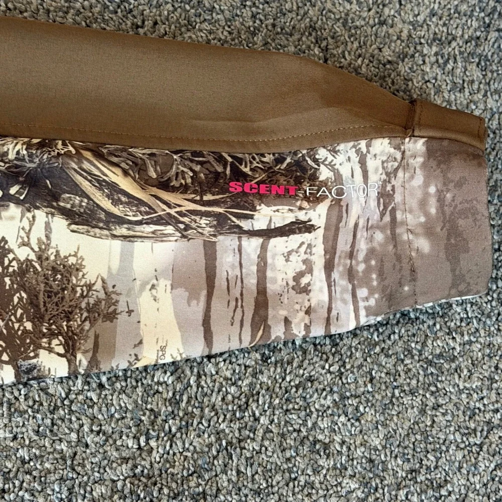 Realtree Scent-Factor Max-1 XT Camo Hunting Jacket Kids XL 16/18 SS1047 Brown